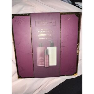 NWT Charlie Tate Peony & Blush Suede Luxury Bath Body Collection Spa Glam Gift